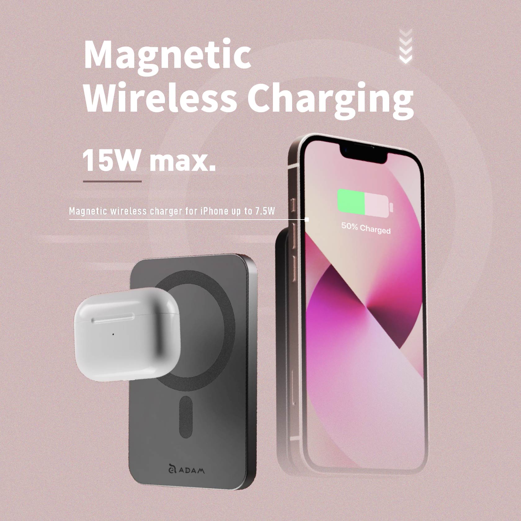 ADAM elements GRAVITY C1 Magnetic Wireless Charging Power Bank